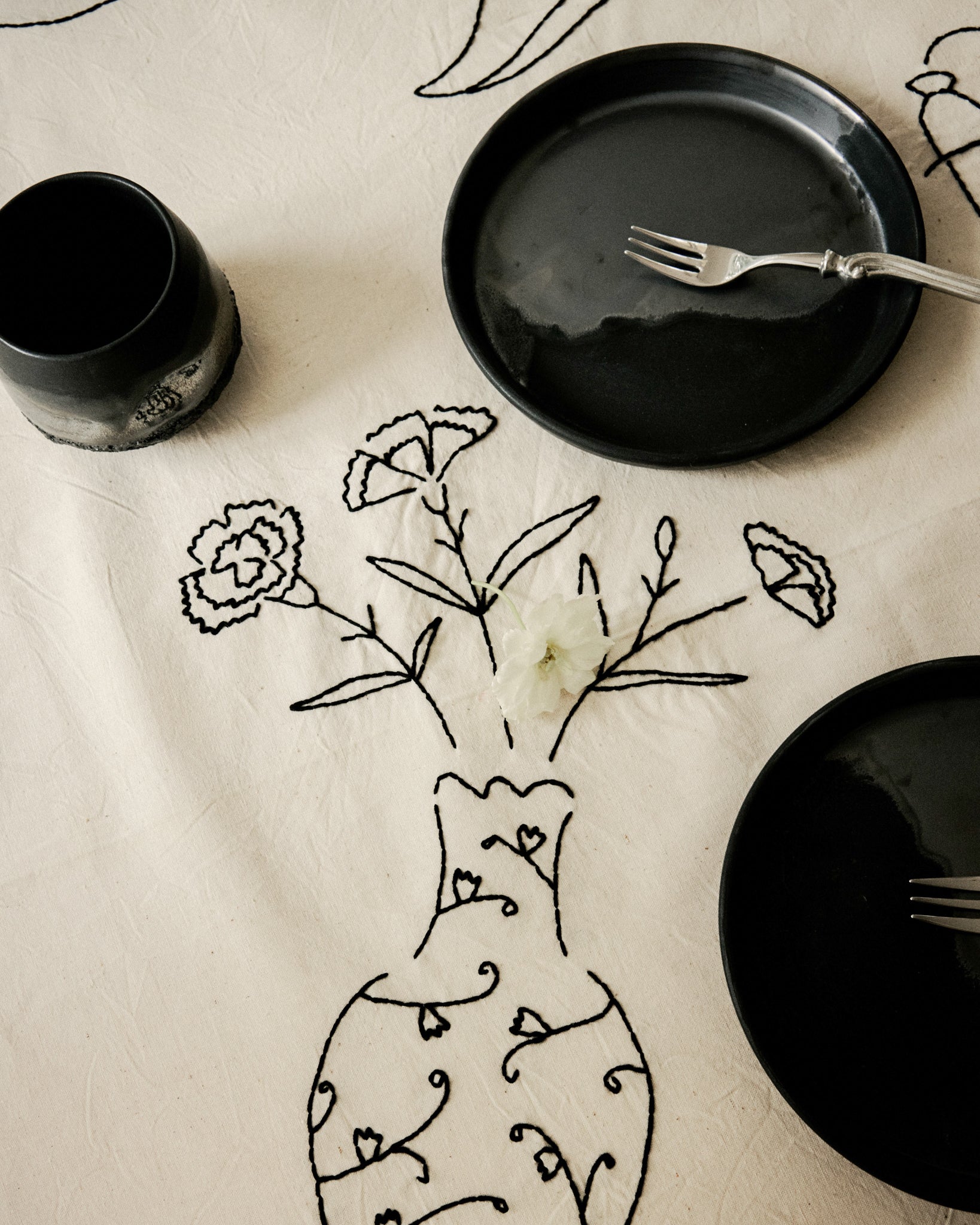 Dark Coastal Salad Plate - Image 4