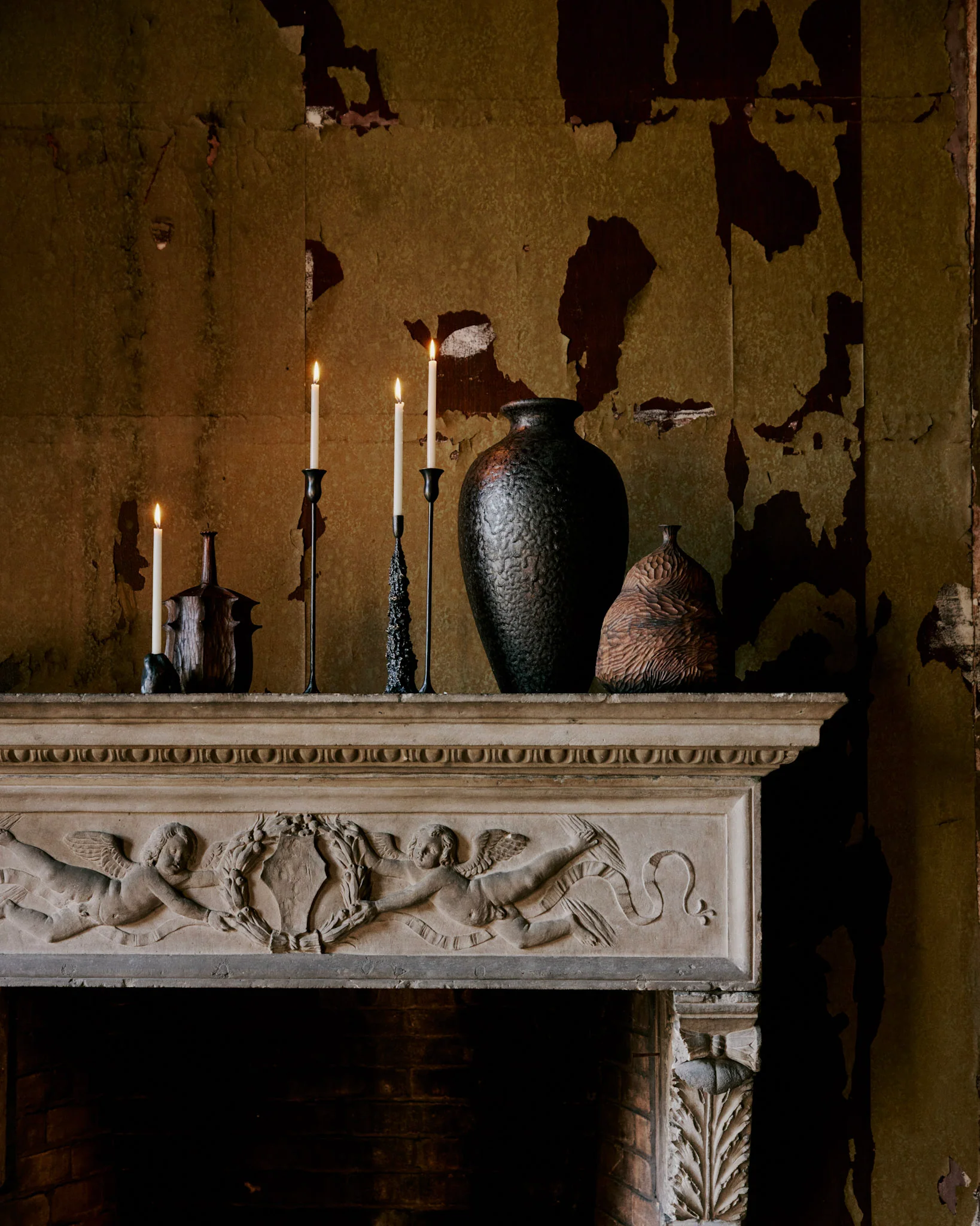 Fiera Candle Holder in Dark Bronze - Image 4