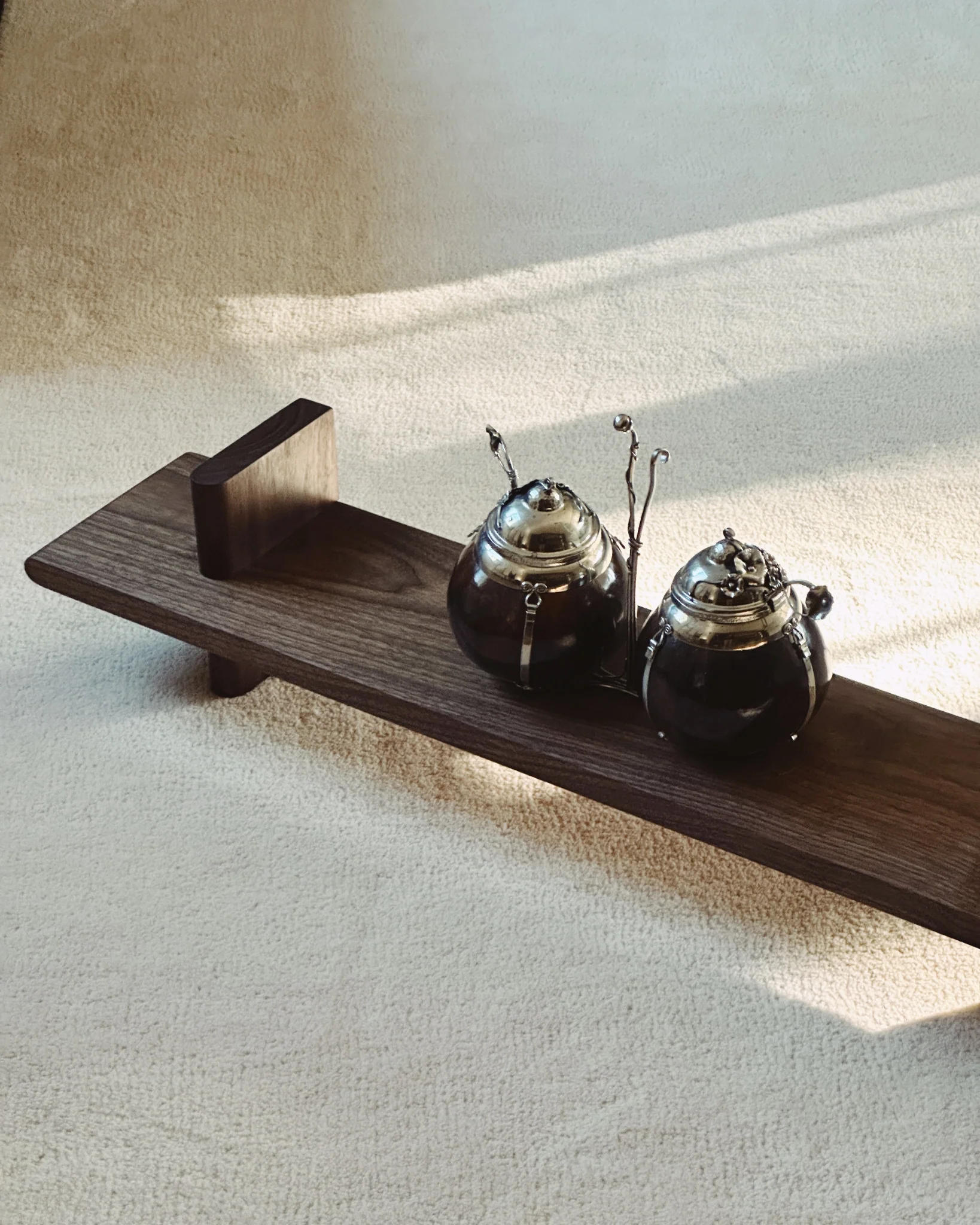 Gourd and Silver Ceremonial Matcha Set - Image 3