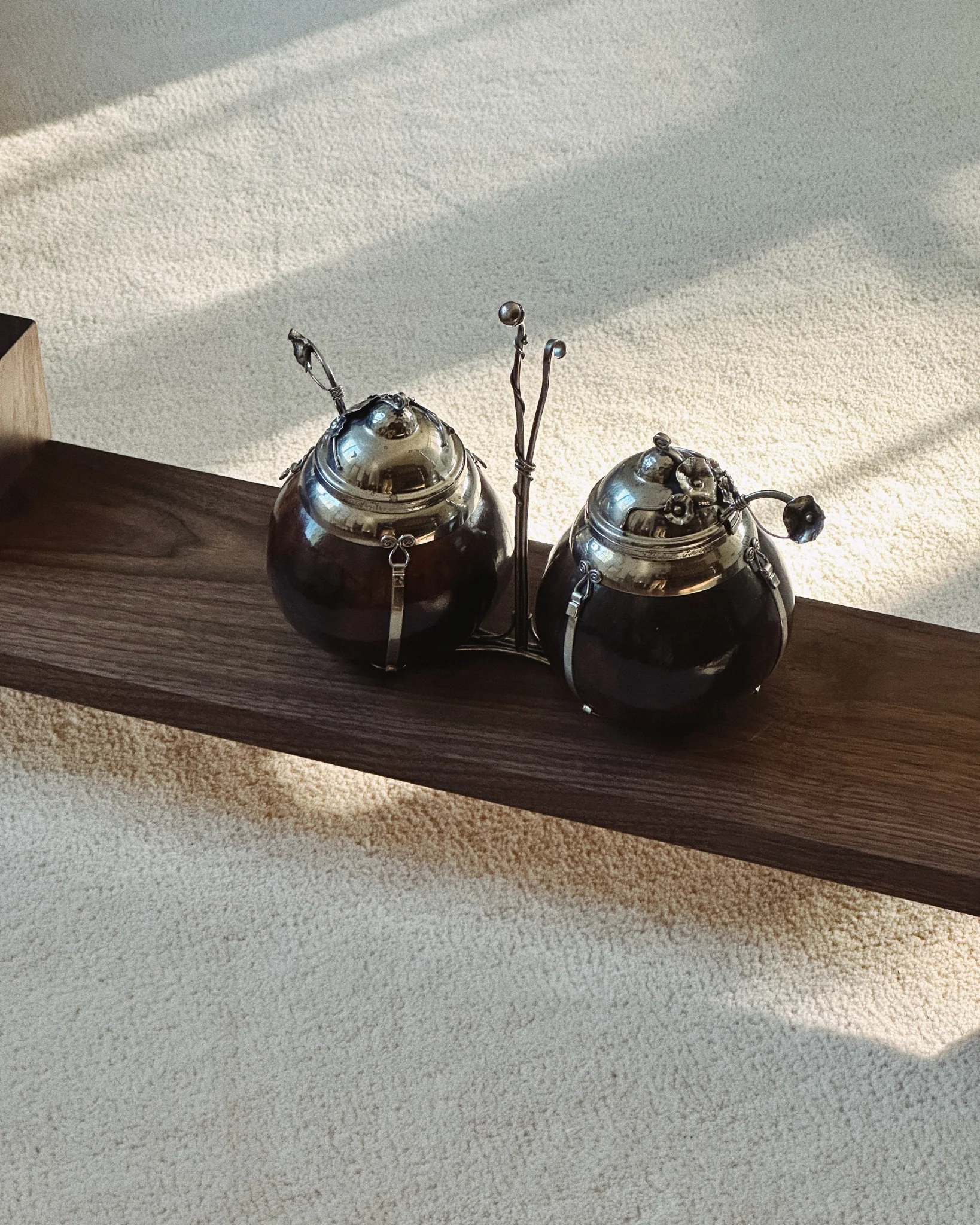 Gourd and Silver Ceremonial Matcha Set - Image 4