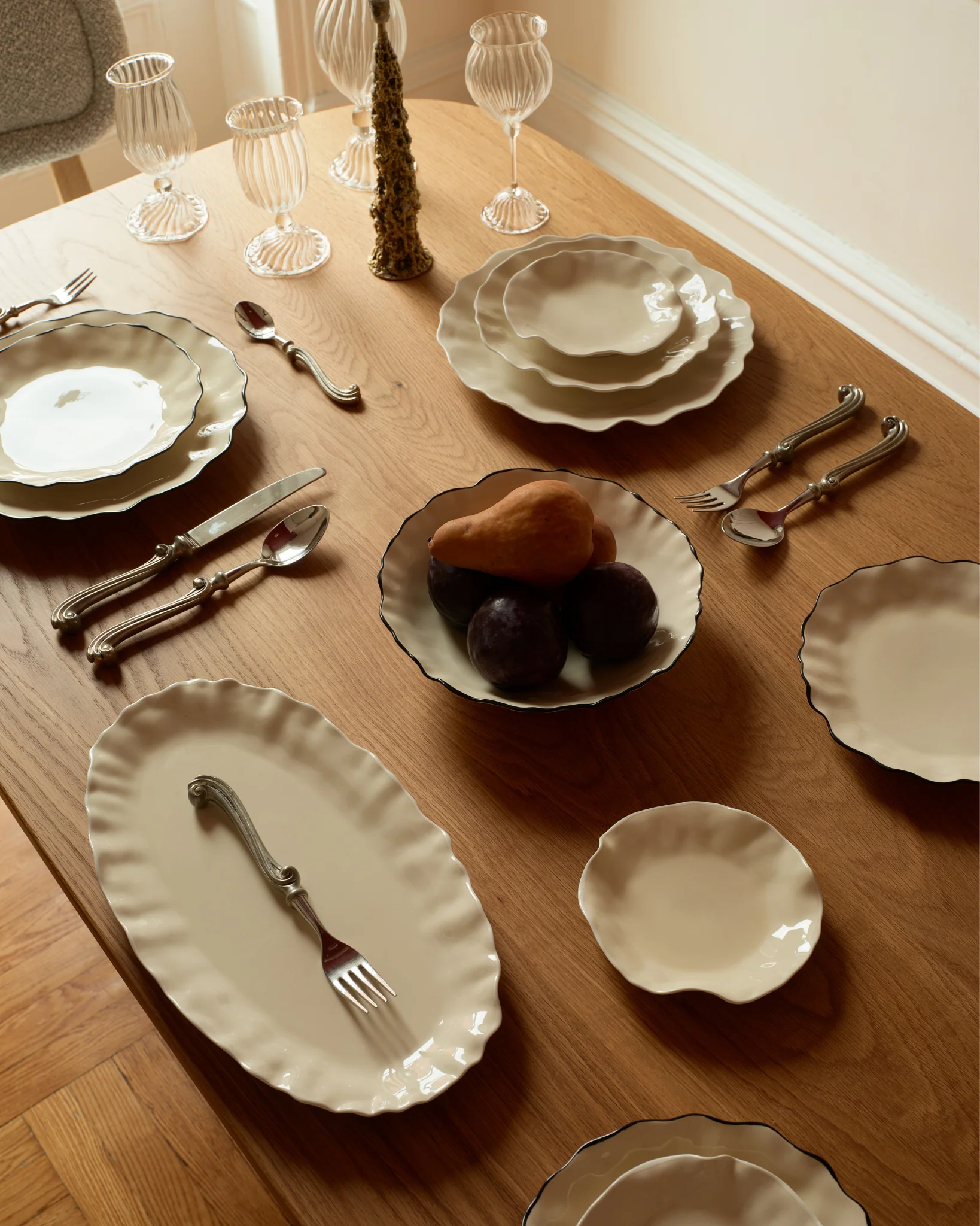 Ribbon Serving Tray, Swan - Image 3